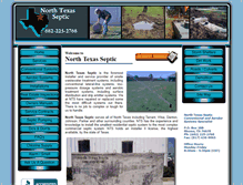 Tablet Screenshot of northtexasaerobicseptic.com